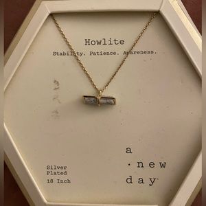 Howlite necklace